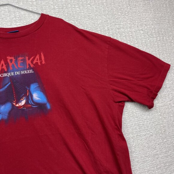 Cirque Du Soleil T Shirt Varekai Size 2XL Red Circus Circus Graphic Tee - Picture 4 of 16